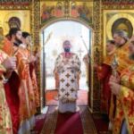 Митрополит Звенигородский Арсений совершил Литургию в храме Торжества Православия в Алтуфьеве