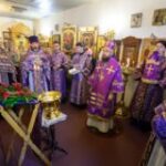 Митрополит Звенигородский Арсений совершил Литургию в храме Рождества Пресвятой Богородицы в Бутырской Слободе