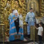Митрополит Ювеналий (Поярков) совершил Литургию в храме апостолов Петра и Павла в Лефортове в праздник Почаевской иконы Божией Матери