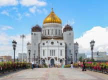 Купола четырех звонниц обновят в Храме Христа Спасителя