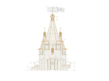 Утвержден проект храма святых воинов Пересвета и Осляби на подворье Троице-Сергиевой лавры в Святогорье
