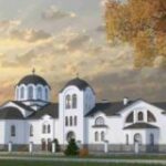 Храм праведного воина Феодора Ушакова в Левобережном увенчался крестом