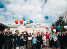 Парк семьи открыли на территории храма благоверного князя Андрея Боголюбского на Волжском