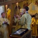 Архиепископ Одинцовский Фома совершил Литургию в храме Благовещения Пресвятой Богородицы в Феодосьине
