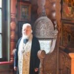 В Неделю 14-ю по Пятидесятнице Святейший Патриарх Кирилл молился за Литургией в Александро-Невском скиту близ Переделкина