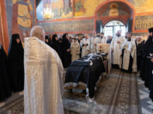 Состоялось отпевание старейшей насельницы Новодевичьего монастыря схимонахини Елены (Головкиной)